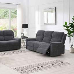 Dartmoor Chenille Power Recliner 3 Seater Sofa - thumbnail 2