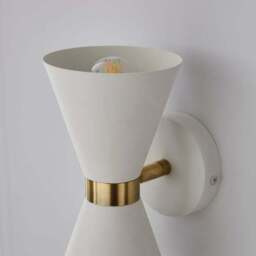 Archie Retro Head Dual Lit Wall Light - thumbnail 3