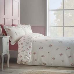 Catherine Lansfield Ditsy Floral 100% Brushed Cotton Duvet Cover & Pillowcase Set - thumbnail 2