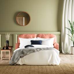 Martha Vintage Velvet 2 Seater Sofa Bed - thumbnail 1