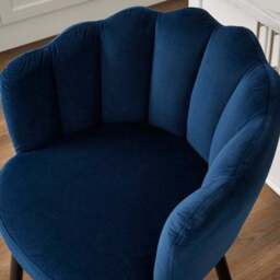 Vivian Counter Height Bar Stool, Velvet - thumbnail 4