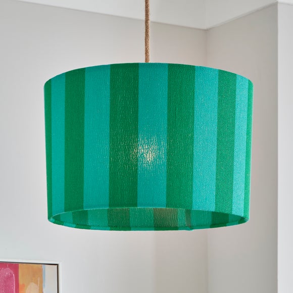 Beatrice Stripe Drum Lamp Shade - image 1