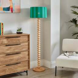 Beatrice Stripe Drum Lamp Shade - thumbnail 4