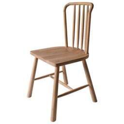 Denton Set of 2 Dining Chairs, Oak - thumbnail 3