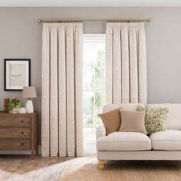 Alora Chenille Thermal Pencil Pleat Curtains - thumbnail 2