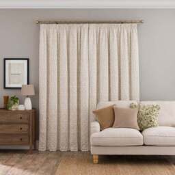 Alora Chenille Thermal Pencil Pleat Curtains - thumbnail 4