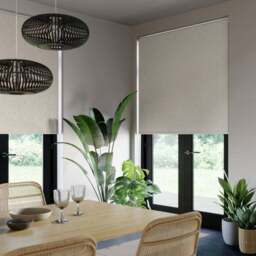 Linen Look Blackout Made to Measure Roller Blind - thumbnail 3
