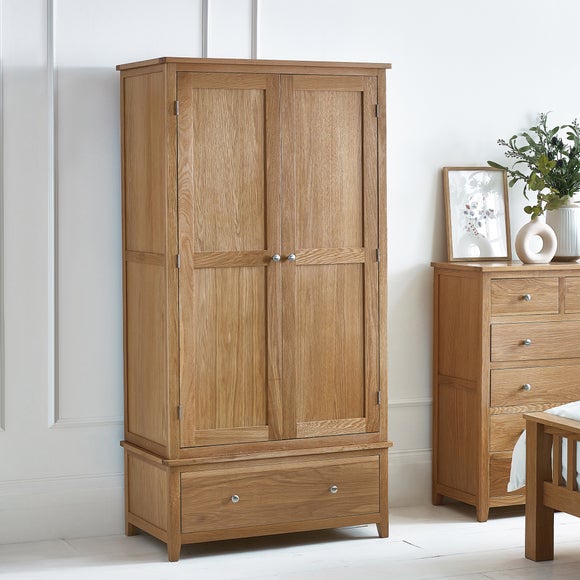 Jenkins Double Wardrobe, Oak - image 1