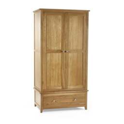 Jenkins Double Wardrobe, Oak - thumbnail 2