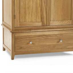 Jenkins Double Wardrobe, Oak - thumbnail 4