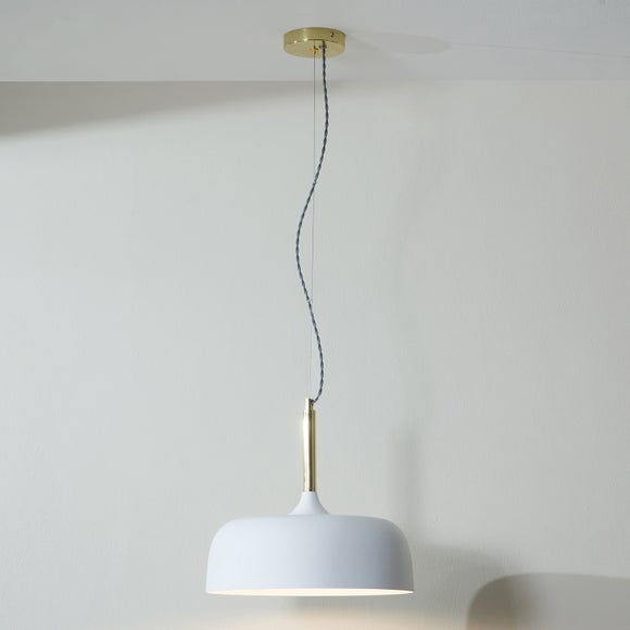 Anke Domed Metal Pendant Light - image 1
