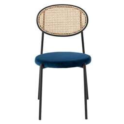 Fusion Living Paris Velvet Dining Chair - thumbnail 3