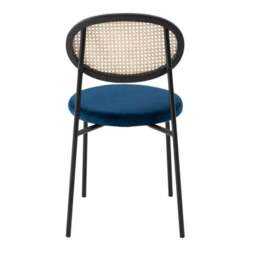 Fusion Living Paris Velvet Dining Chair - thumbnail 6