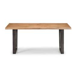 Brooklyn 6 Seater Rectangular Dining Table with 6 Chairs, Solid Oak - thumbnail 6