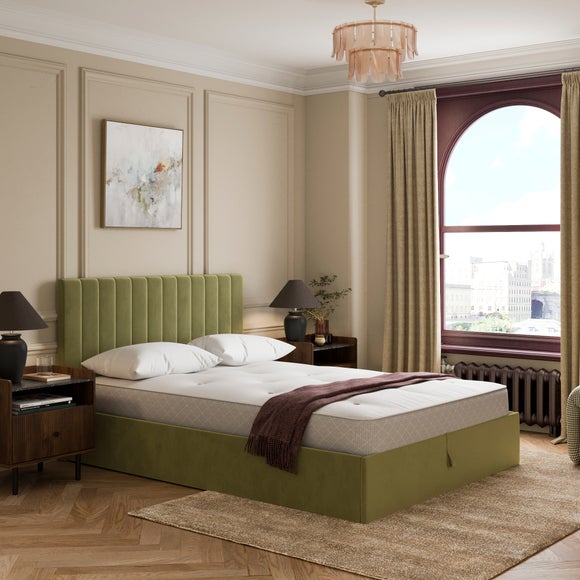 Brandon Velvet Ottoman Bed Frame - image 1