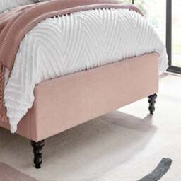 Rosa Bed Frame, Velvet - thumbnail 4
