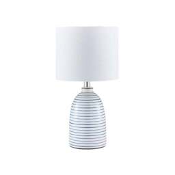 Tenby Ceramic White and Blue Table Lamp - thumbnail 5