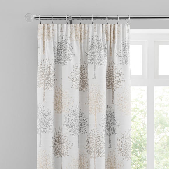 Jacquard Trees Pencil Pleat Curtains - image 1