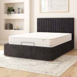 Grant Plush Velvet Adjustable Bed - thumbnail 2