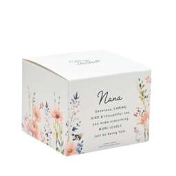 The Cottage Garden Peach Floral Ceramic Candle - thumbnail 3