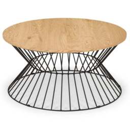 Jersey Round Wire Coffee Table - thumbnail 2
