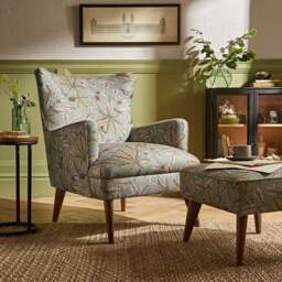 Marlow Wing Chair, Arboretum Print - thumbnail 2