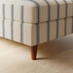 Zoe Folkstone Stripe Square Storage Footstool - thumbnail 5