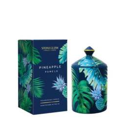 Stoneglow Urban Botanics Pineapple Pomelo Ceramic Candle - thumbnail 2