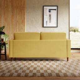 Zoe Casual Sit Velvet 3 Seater Sofa Bed - thumbnail 3