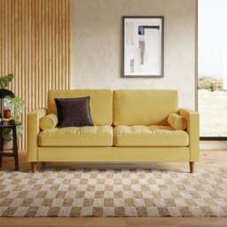Zoe Casual Sit Velvet 3 Seater Sofa Bed - thumbnail 2