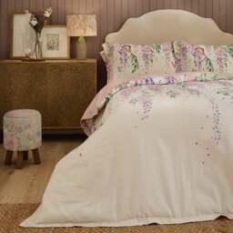 Mariposa Floral 100% Cotton Duvet Cover and Pillowcase Set - thumbnail 1