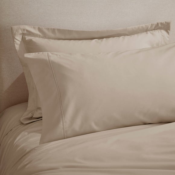 Dorma Crisp & Fresh 400 Thread Count 100% Cotton Percale Kingsize Standard Pillowcase