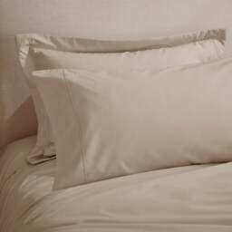Dorma Crisp & Fresh 400 Thread Count 100% Cotton Percale Kingsize Standard Pillowcase