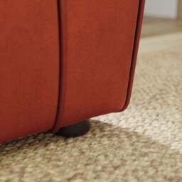 Blake Curved Arm Opulent Velvet 2 Seater Sofa - thumbnail 4