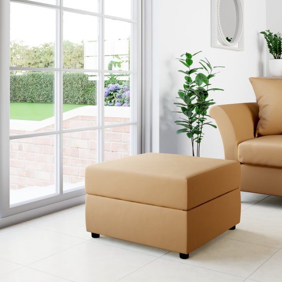 Square Opulent Velvet Storage Footstool - image 1