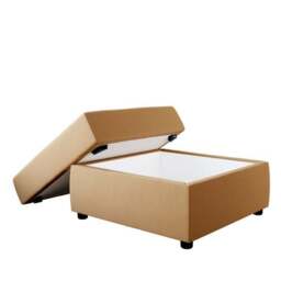 Square Opulent Velvet Storage Footstool - thumbnail 2