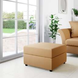 Square Opulent Velvet Storage Footstool - thumbnail 1