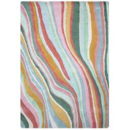 Abstract Flow Wool Rug - thumbnail 5