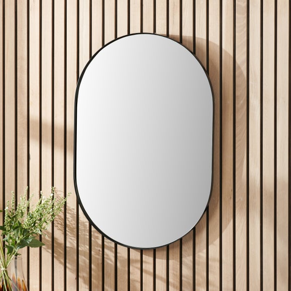 Slim Frame Lozenge Wall Mirror - image 1