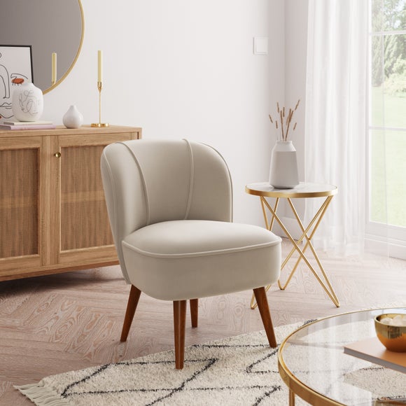 Elsie Velvet Cocktail Chair - image 1