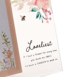 The Cottage Garden Floral Glass Photo Frame - thumbnail 4