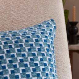Chenille Jaquard Square Cushion Cover - thumbnail 2