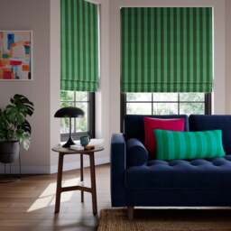 Elements Velvet Stripe Made to Measure Roman Blind - thumbnail 1