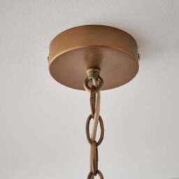 Hartford Alabaster 5 Light Semi Flush Ceiling Light - thumbnail 4
