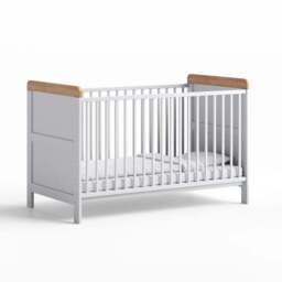 Little Acorns Classic Oak Effect Cot Bed - thumbnail 3