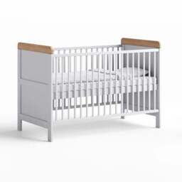 Little Acorns Classic Oak Effect Cot Bed - thumbnail 2