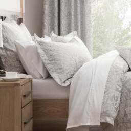 Dorma Winchester Jacquard Grey Duvet Cover - thumbnail 2