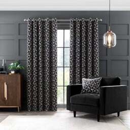 Sonora Chenille Eyelet Curtains - thumbnail 2