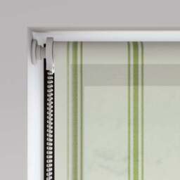 Folkstone Stripe Sheer Fire Retardant Made to Measure Roller Blind - thumbnail 4