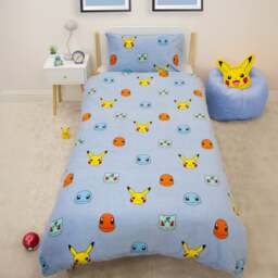 Pokemon Snuggle Fleece Duvet Cover & Pillowcase Set - thumbnail 1